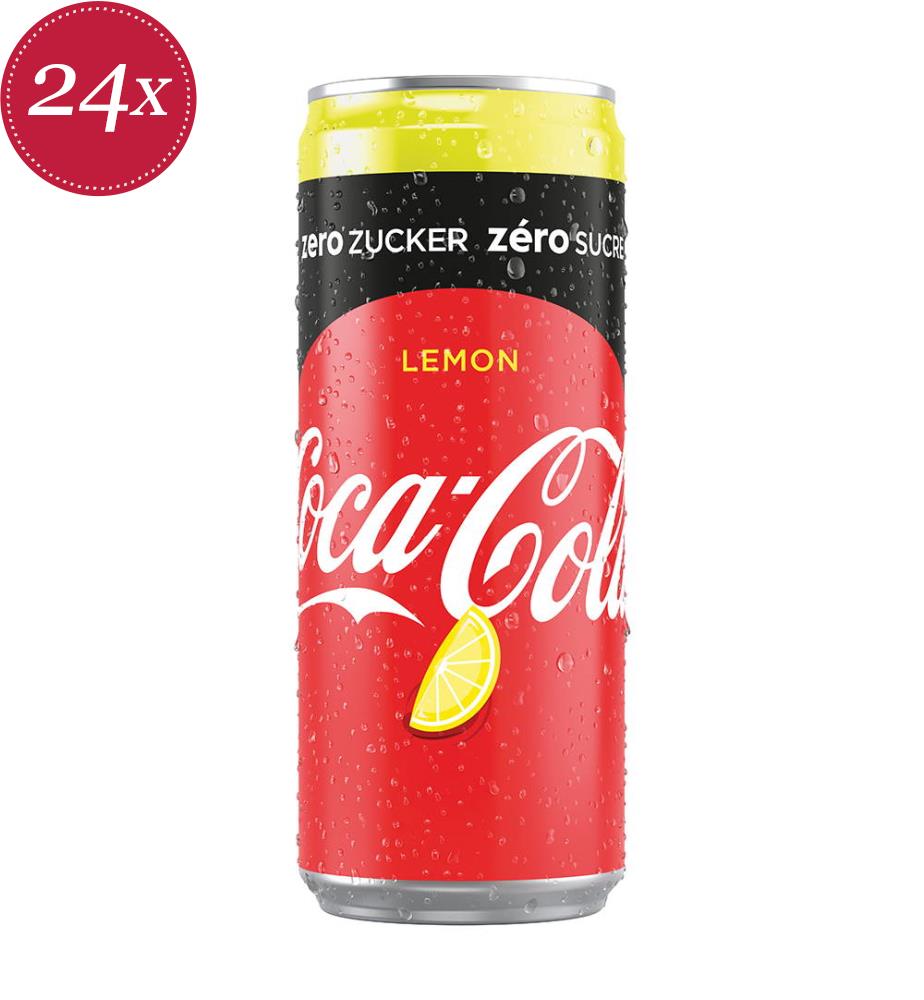 Coca Cola Zero Lemon 24x 250 Ml Coca Cola Drinks Topseller Supermarket