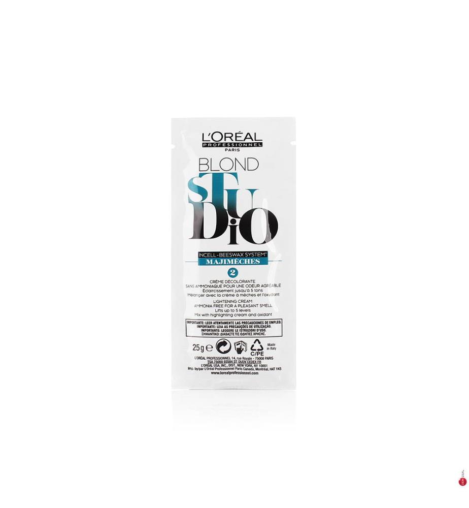 Bleach Cream Blond Studio 6 X 25 G Colorations Activators L Oreal Professionnel L Oreal Home