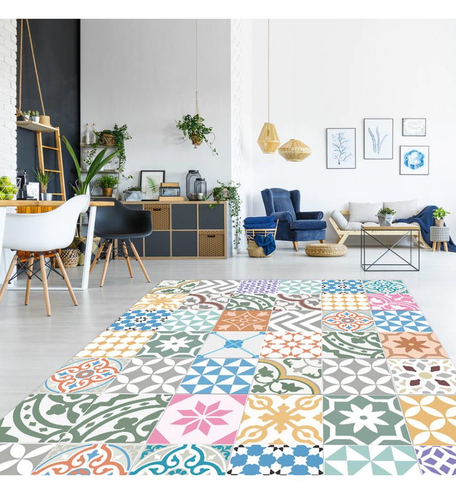 Tapis En Vinyle Collage Alegria 200 X 266 Cm 200 X 266 300 Cm