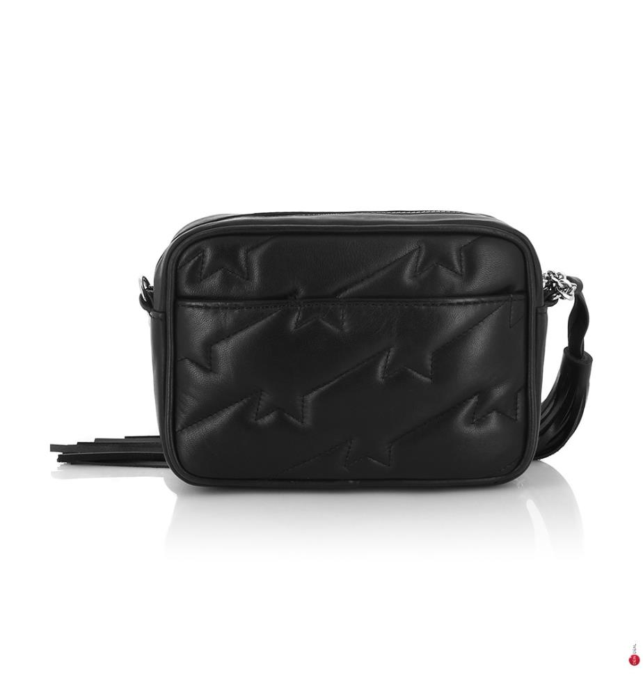 Sac Bandoulière en Cuir XS Boxy ZV Quilted - Noir - Sacs ...