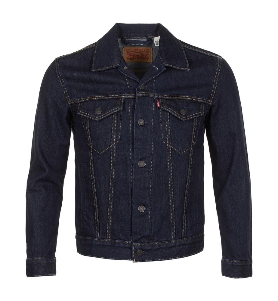 Jeans Jacket Dark Blue Jackets Men Levi S Home