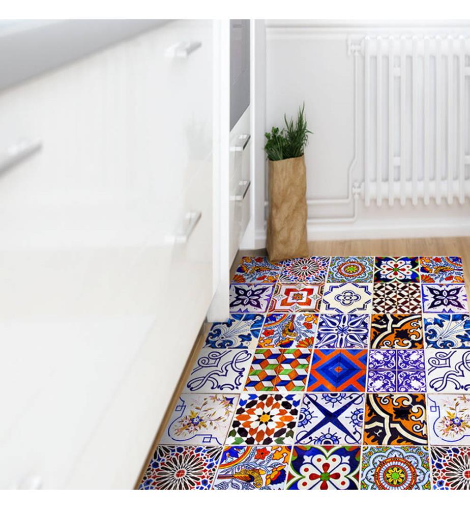 Tapis En Vinyle Collage Con Pajaro 66 X 100 Cm 66 X 100 150