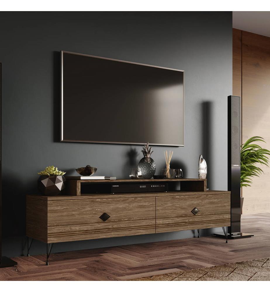 Meuble Tv Glen Blanc Et Bois Gris Meuble Tv Kalune Design Natural Beige Clair Meubles Tv Et Ensembles Tv Industrial Selection Accueil